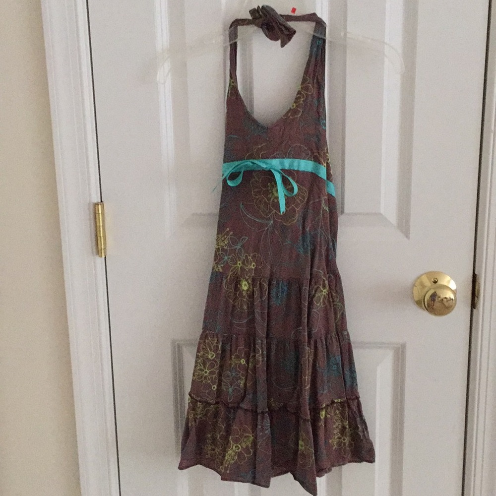 Floral Halter Dress